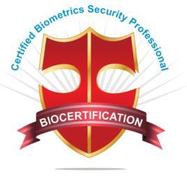 Certified Biometrics Security Professional (CBSP)